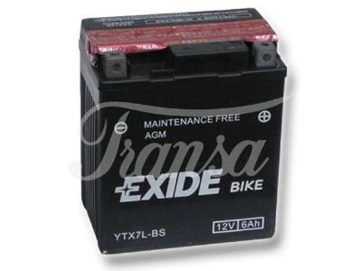 MOTO - Motobaterie EXIDE 12V, 6Ah YTX7L-BS