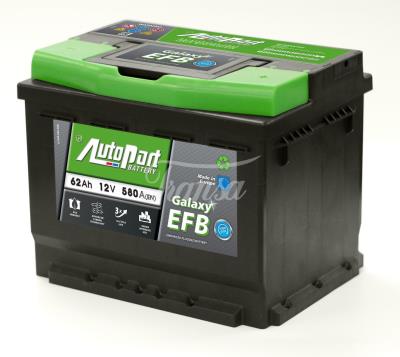 AUTOPART - Autobaterie GALAXY EFB 60 Ah Start-Stop - 12V, 60 Ah, 560 A EN / pravá