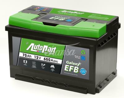 AUTOPART - Autobaterie GALAXY EFB 70 Ah Start-Stop - 12V, 70 Ah, 650 A EN / pravá