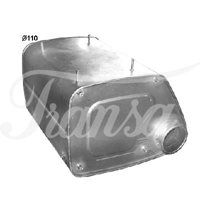 VÝFUKY EU - Tlumič výfuku MAN F200, L=590mm, Ø spojovacích trubek=110mm