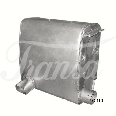 VÝFUKY EU - Tlumič výfuku MAN TGA, L=625mm, Ø hrdla=110mm, EURO 3