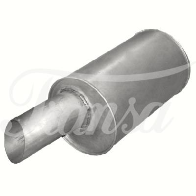 VÝFUKY EU - Tlumič výfuku VOLVO FL12, FH12, FH16, RVI PREMIUM DXI, koncový, L=710mm, EURO 5