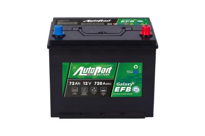 AUTOPART - Autobaterie GALAXY EFB 72 Ah Japan Start-Stop - 12V, 72 Ah, 720 A EN / pravá