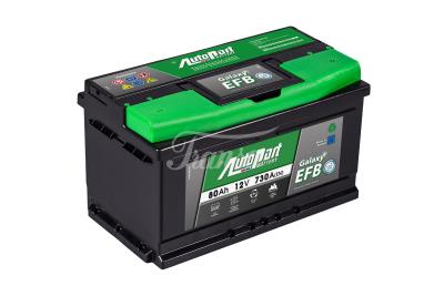 AUTOPART - Autobaterie GALAXY EFB 80 Ah Start-Stop - 12V, 80 Ah, 730 A EN / pravá