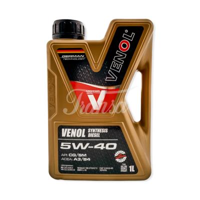 VENOL - VENOL 5W40 - Syntetický motorový olej Diesel Activ CG/SM 1 litr 