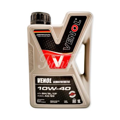 VENOL - VENOL 10W40 - Polosyntetický motorový olej A3/B3 1 litr   (10W40 SSA 1)