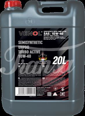 VENOL - VENOL 10W40 - Polosyntetický motorový olej Turbo UHPDO  20 litrů   (10W40 SST 20)